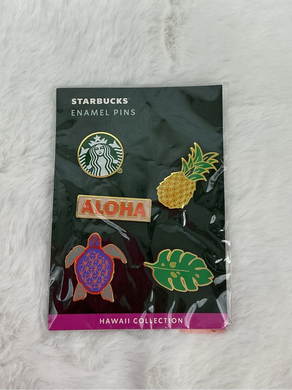 Starbucks Hawaii Collection Enamel Pin Set 5 Pack